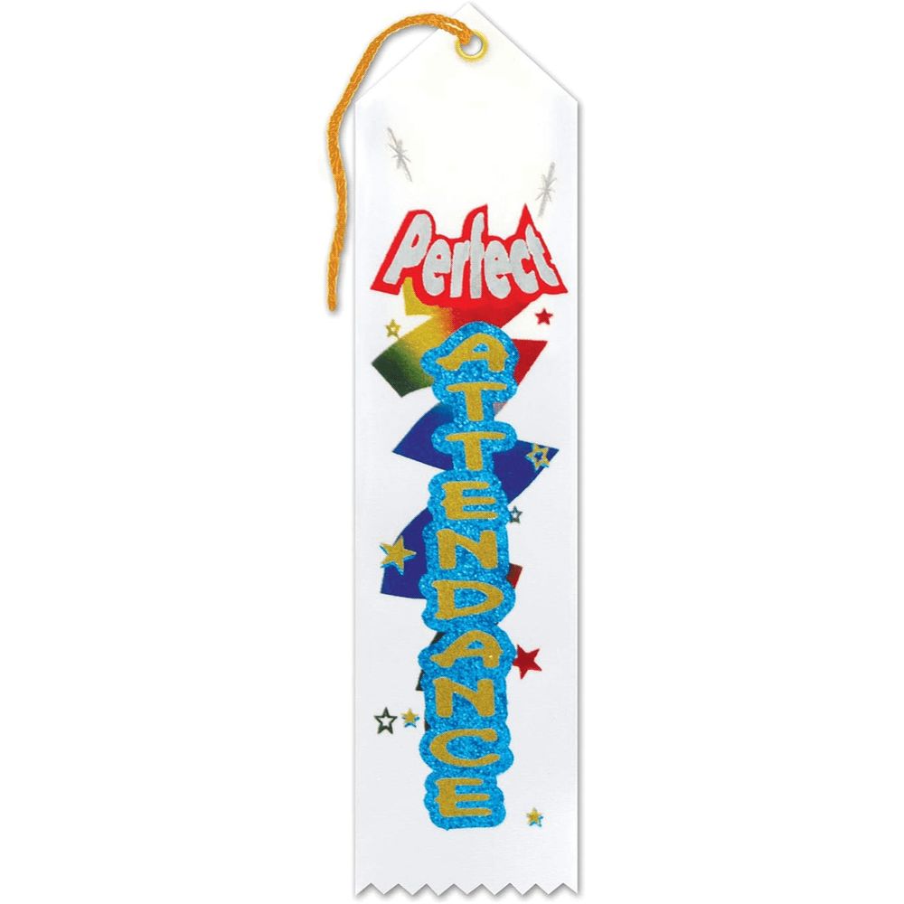 Perfect Attendance Ribbon+