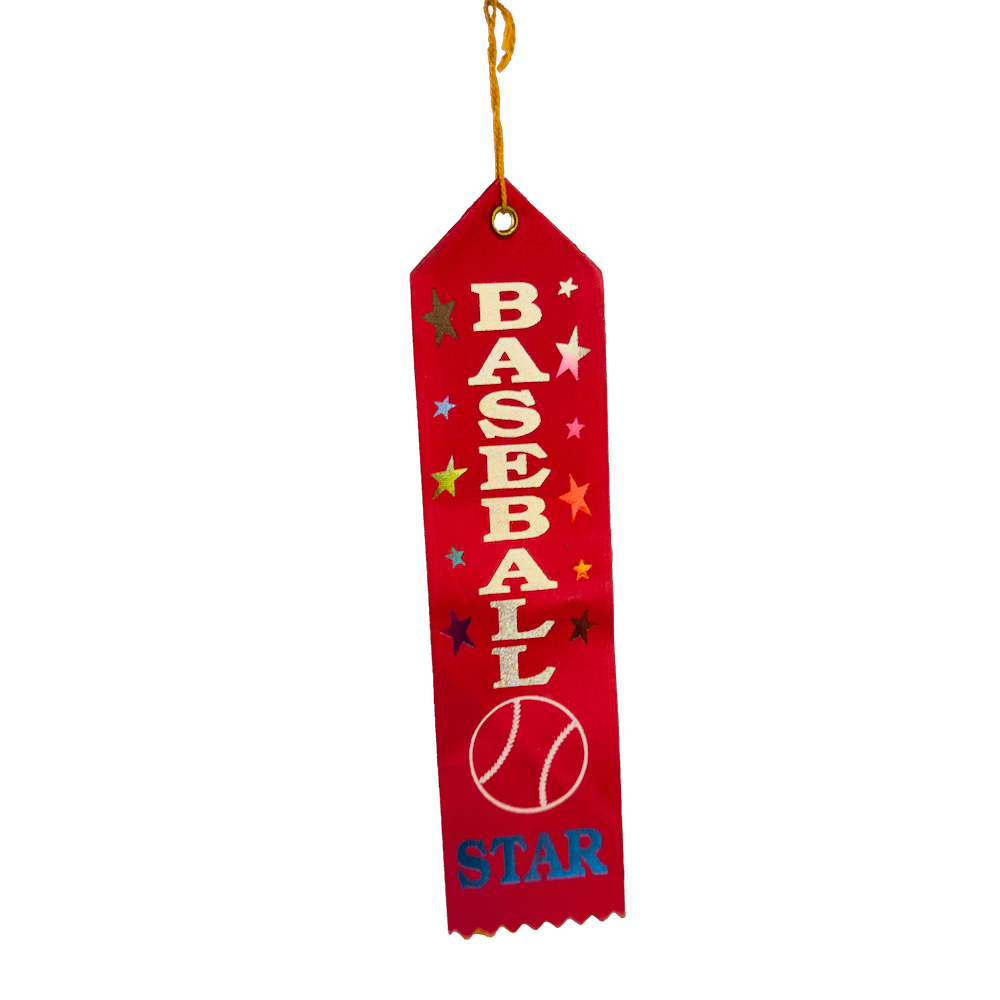 Baseball Star Ribbon+
