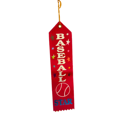 Baseball Star Ribbon+