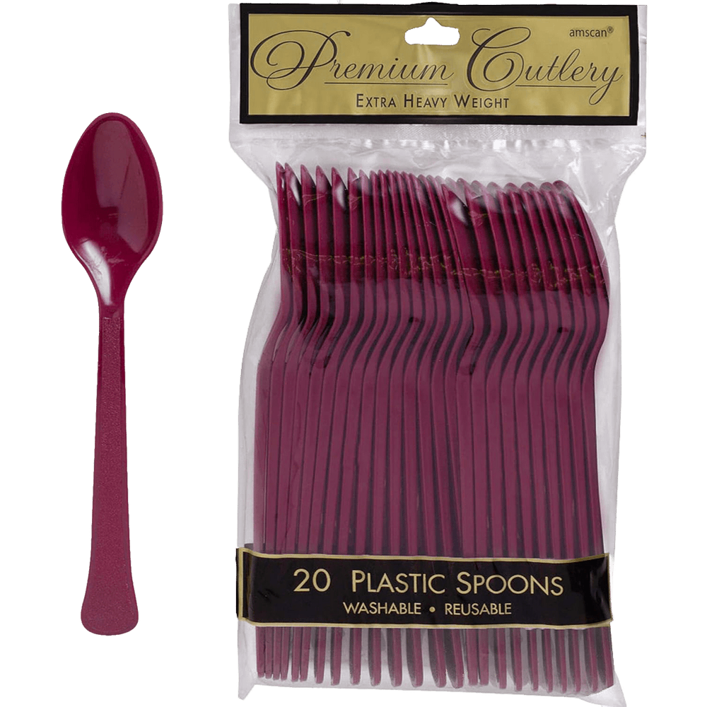 Burgundy Spoons 24ct AMZ+
