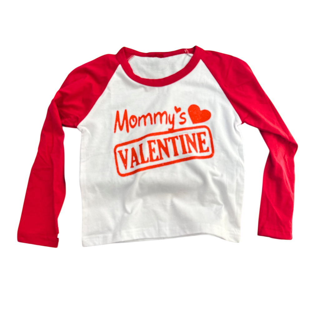 Mommy’s Valentine Toddler Shirt +