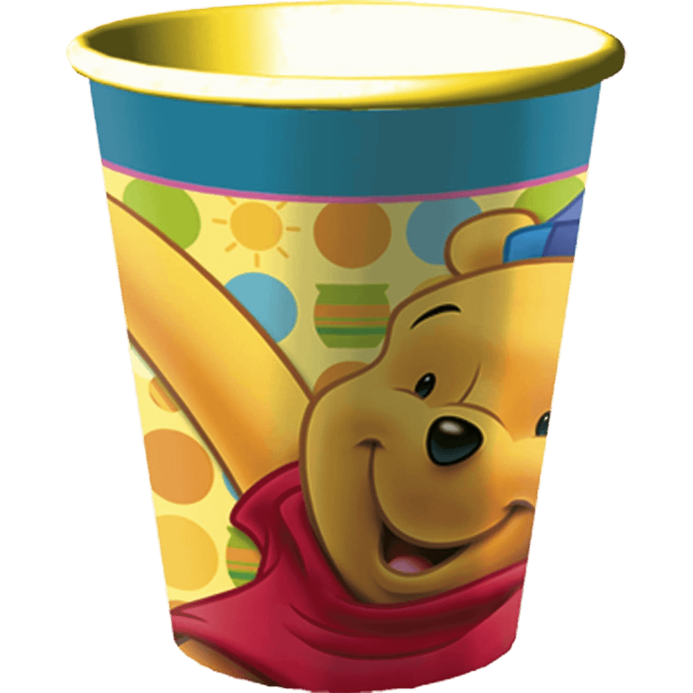 Winnie The Pooh 1st Birthday 16oz Cups+