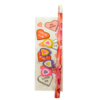 Valentine Pencil/Sticker Pack+