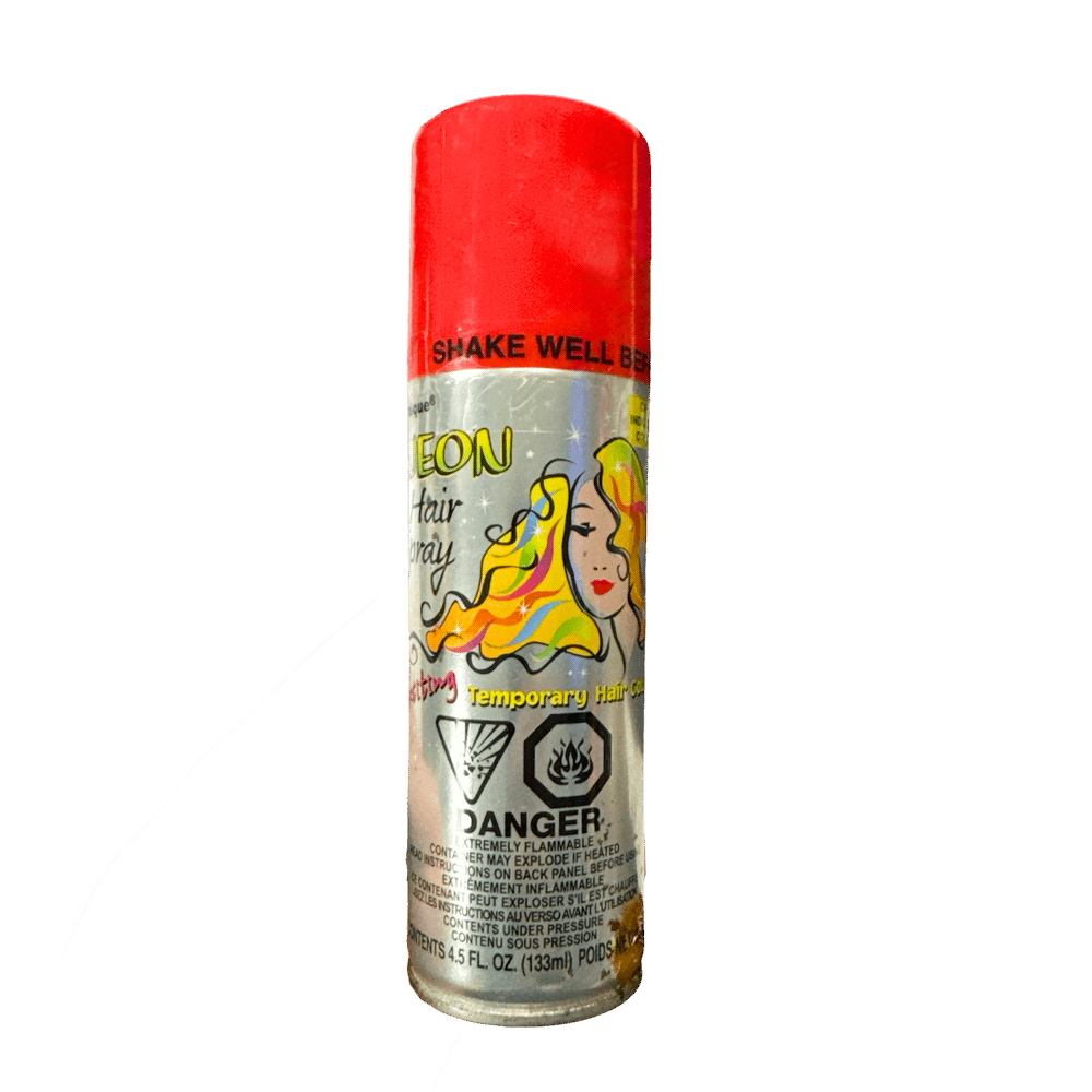 Neon Red Hair Spray 4.5fl+