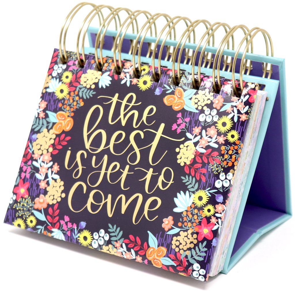 Best is Yet To Come Daily Desk Calendar/Spiral +