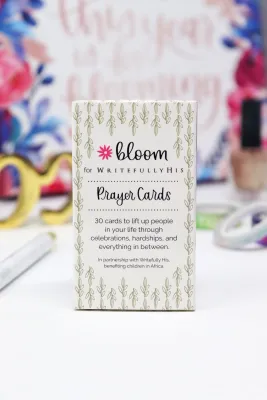 Bloom Prayer Cards +