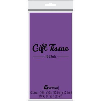 Purple Tissue Paper 10ct +