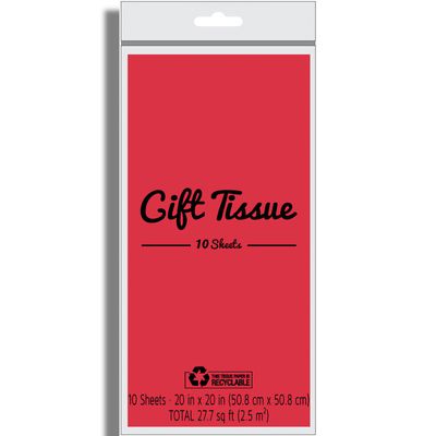 Red Tissue paper 10ct +
