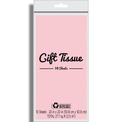 Baby Pink Tissue Paper 10ct+