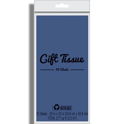 Royal Blue Gift Tissue 10ct+