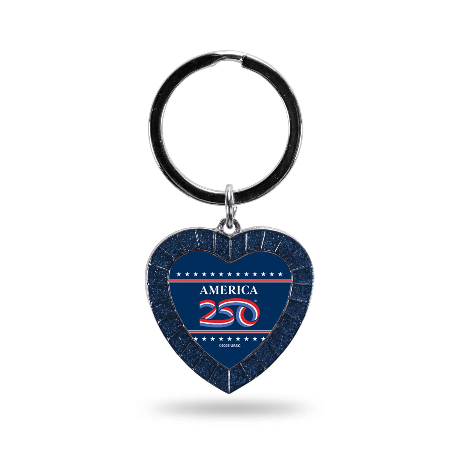 America 250 - Blue Heart Keychain+