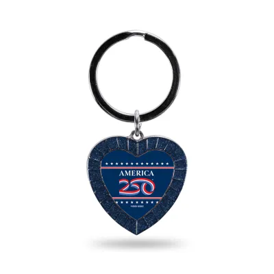 America 250 - Blue Heart Keychain+
