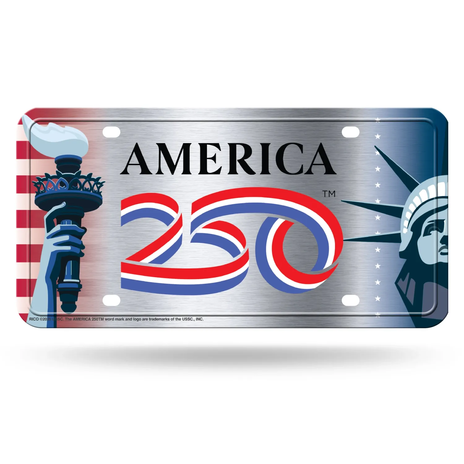 America 250 - Silver Metal Tag+