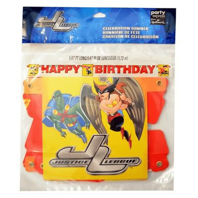 Justice League Happy Birthday Banner 6ft+