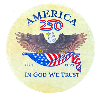 America 250 - Round Magnet+