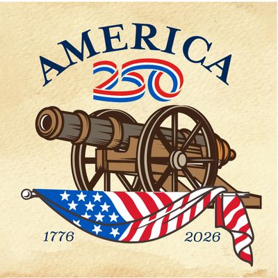 America 250 - Cannon Bumper Sticker+