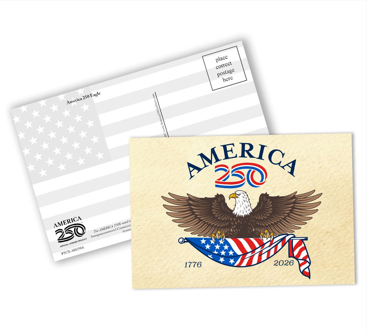 America 250 - Eagle Postcard+