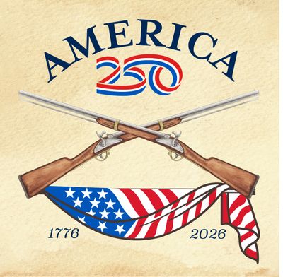 America 250 - Rifle Bumper Sticker+