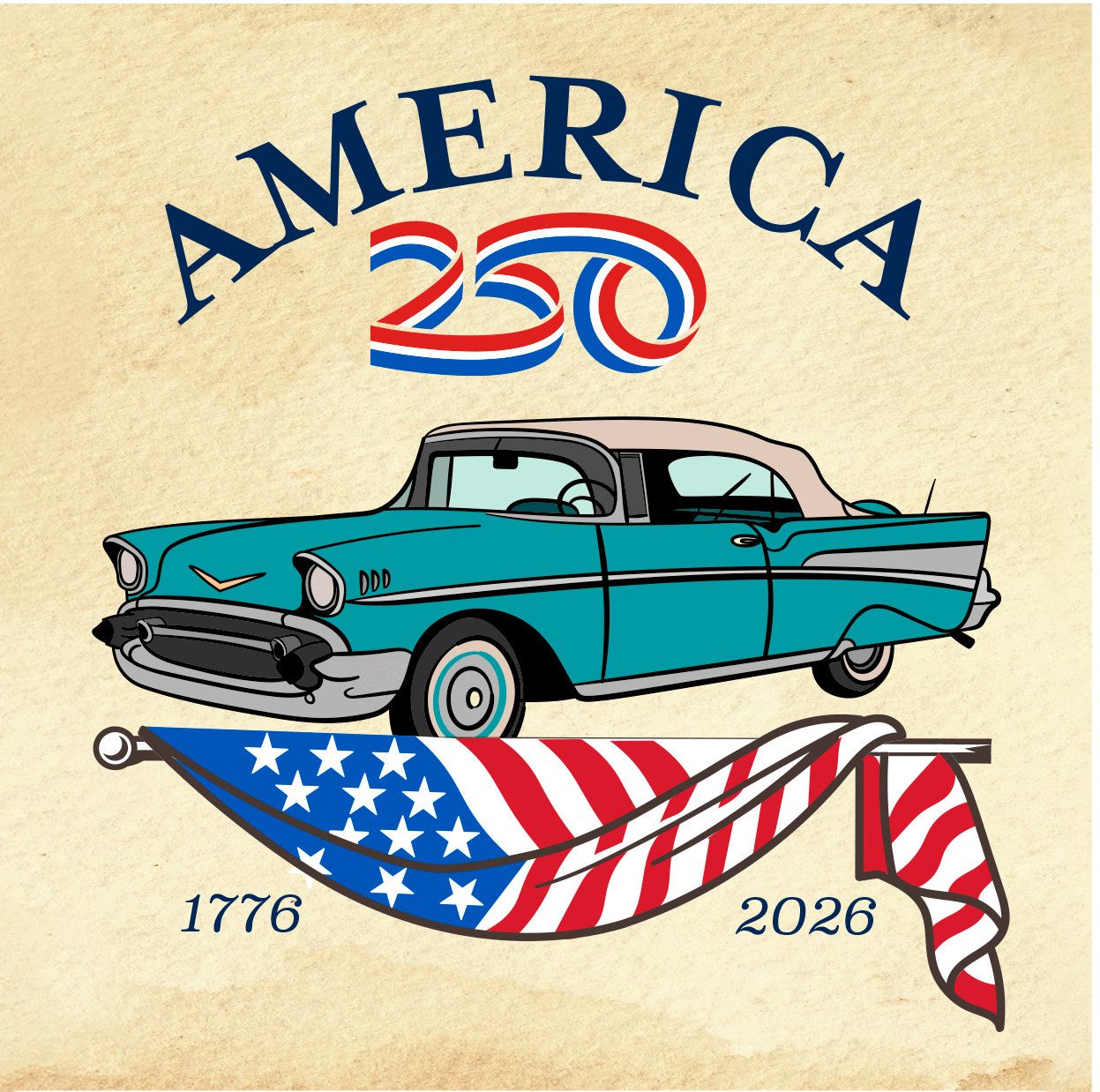 America 250 - Car Bumper Sticker+