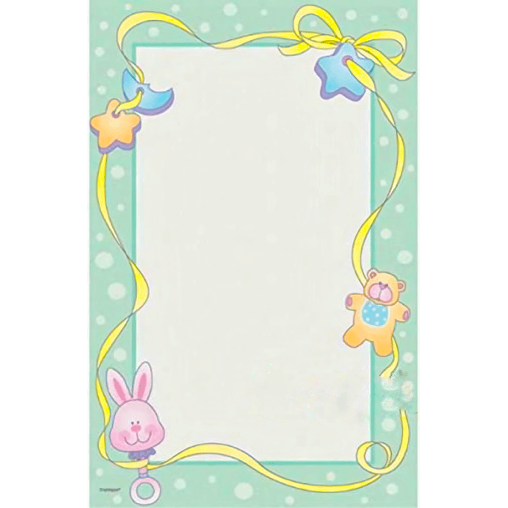 Printable Party Papers Baby Boy Toys 8ct AMZ+