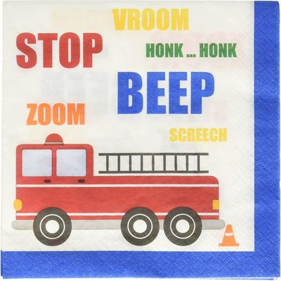 Traffic Jam Lunch Napkins 16ct AMZ+