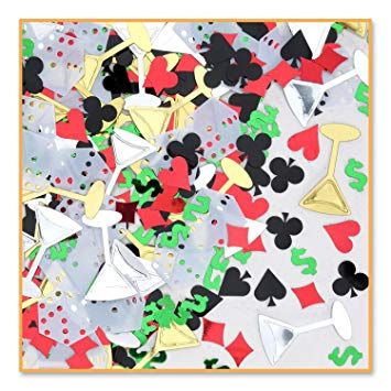 Casino Night Confetti .5oz Bag+