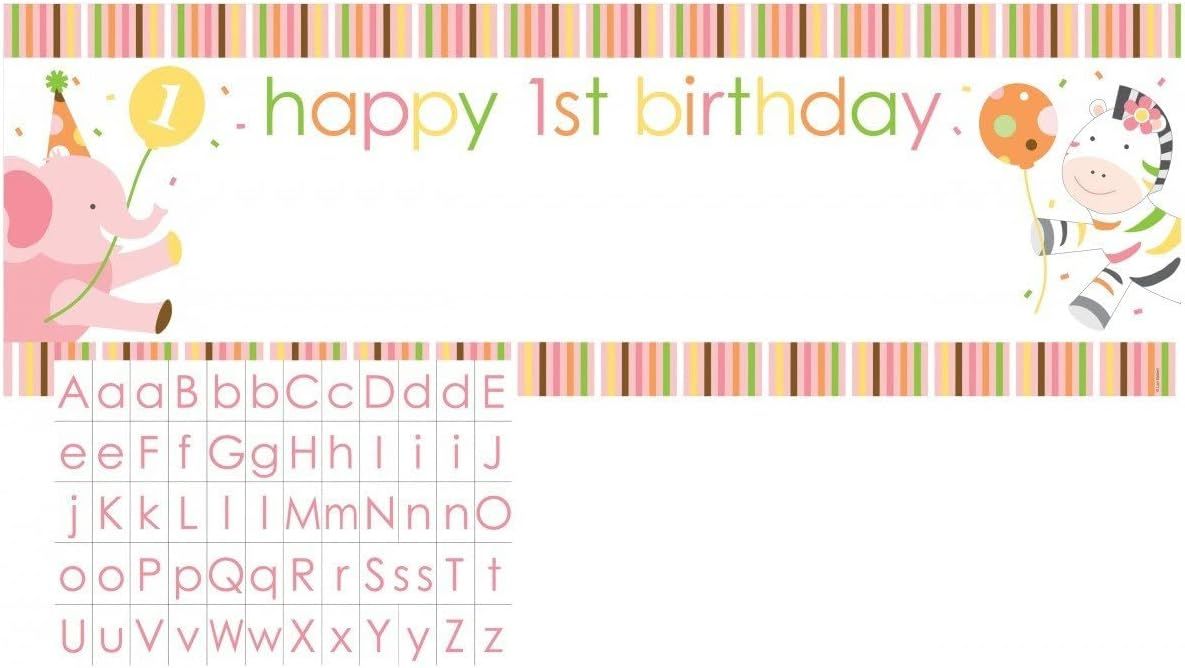 Sweet at One Girl High Chair Kit+