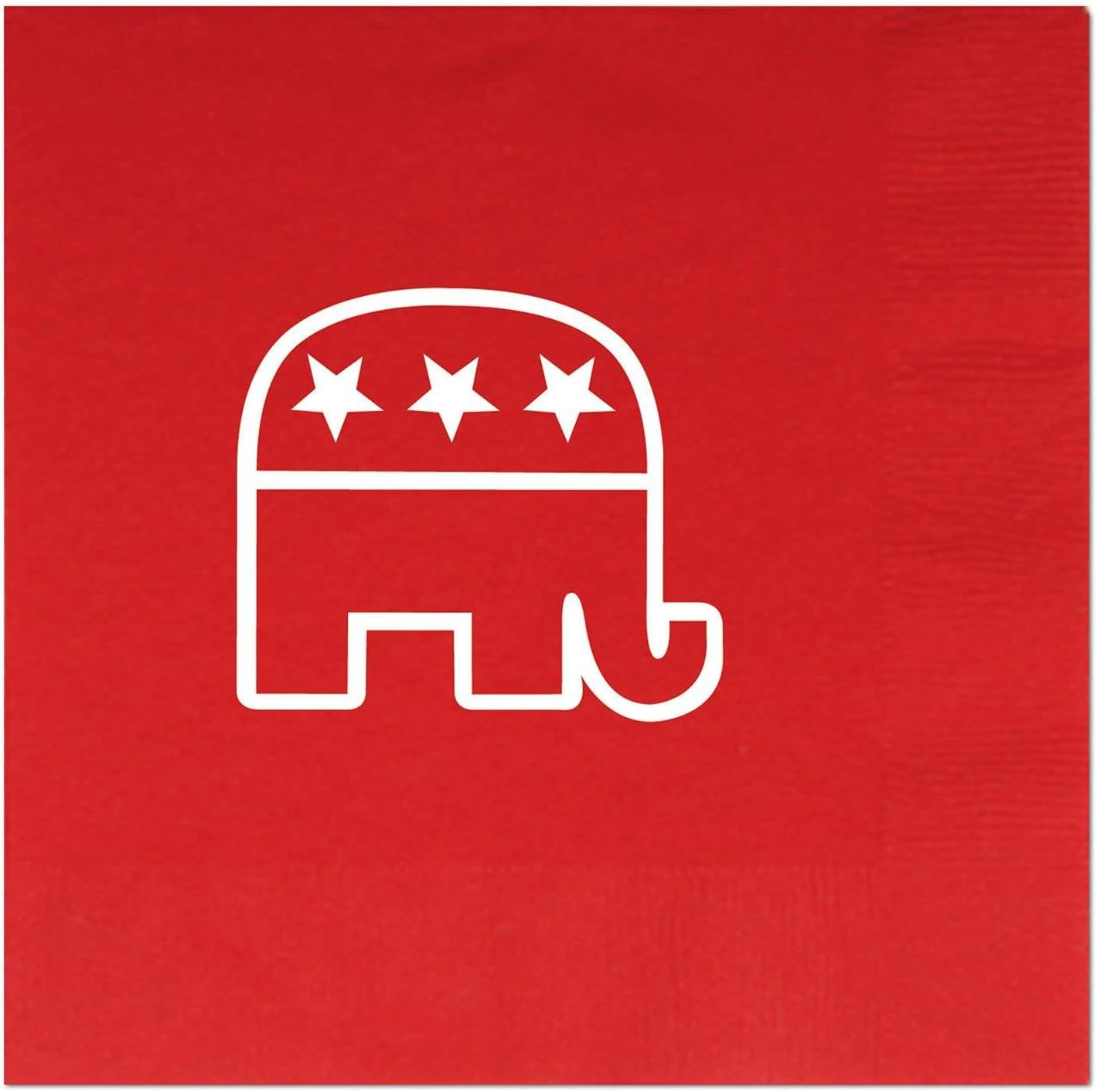 Republican Red Lunch Napkins 16ct AMZ+