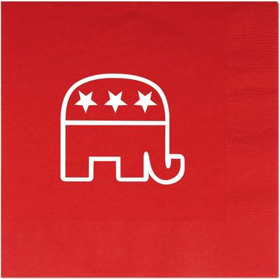 Republican Red Lunch Napkins 16ct AMZ+