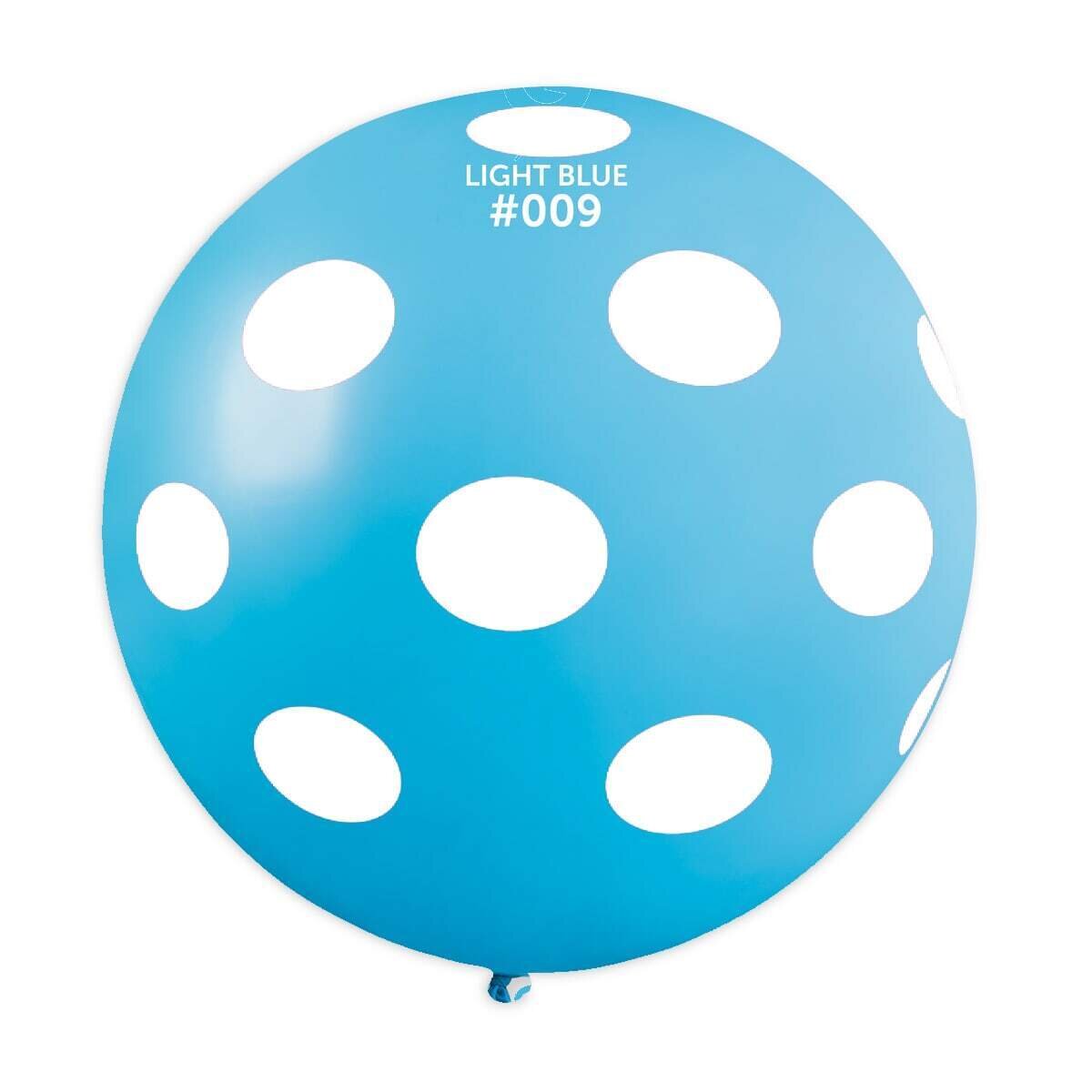 GS30: #009 Light Blue/White Polka Dot 327366