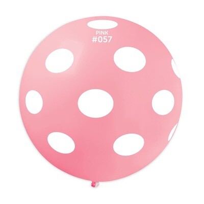 GS30: #057 Pink/White Polka Dot 327380
