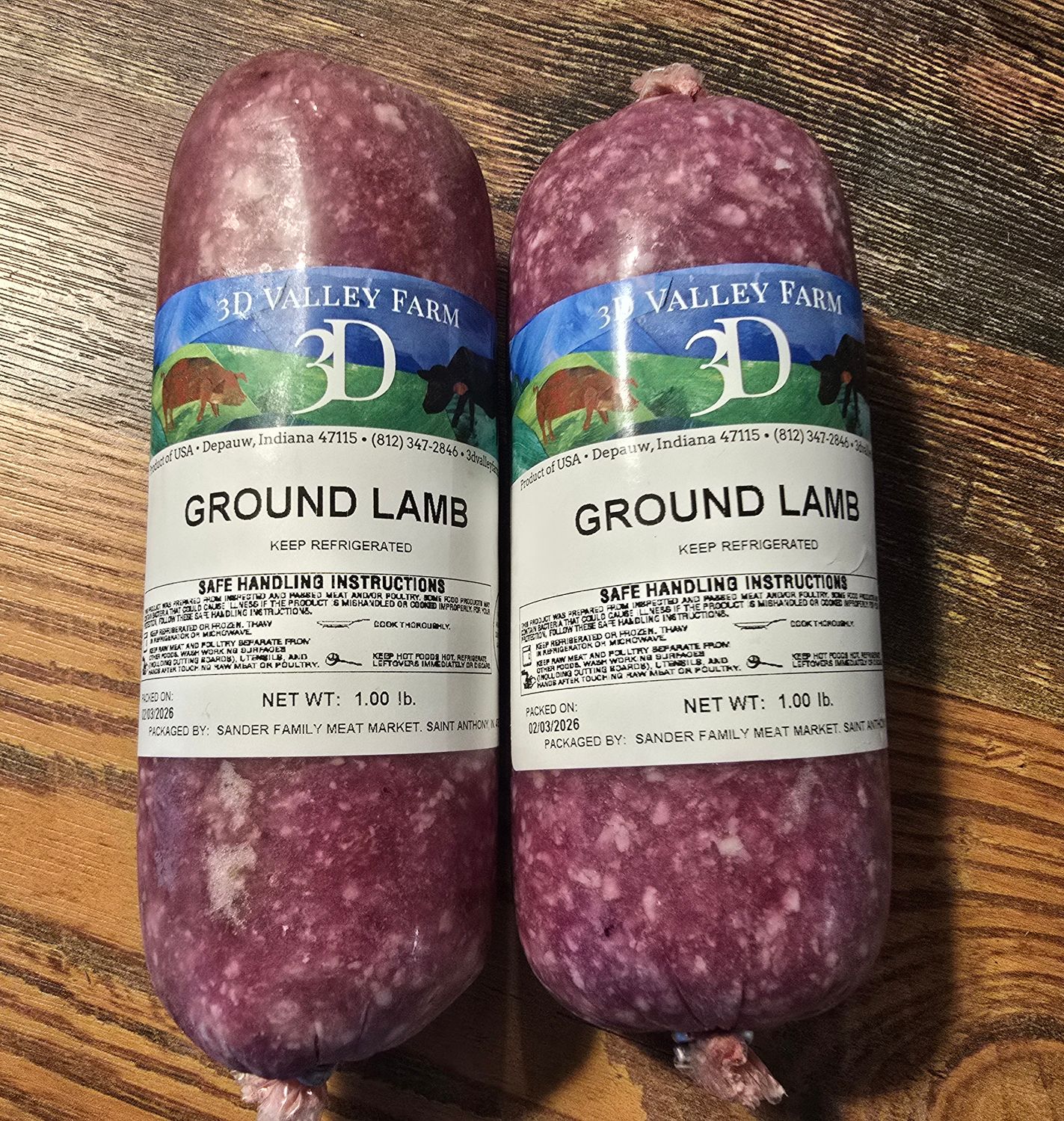 Ground lamb