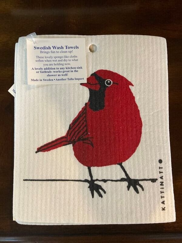 Swedish Wash Towel Cardinal