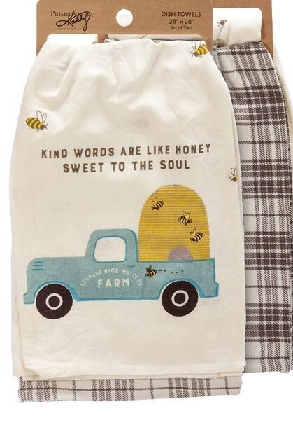 Kitchen Towel Set - Like Honey Sweet To The Soul