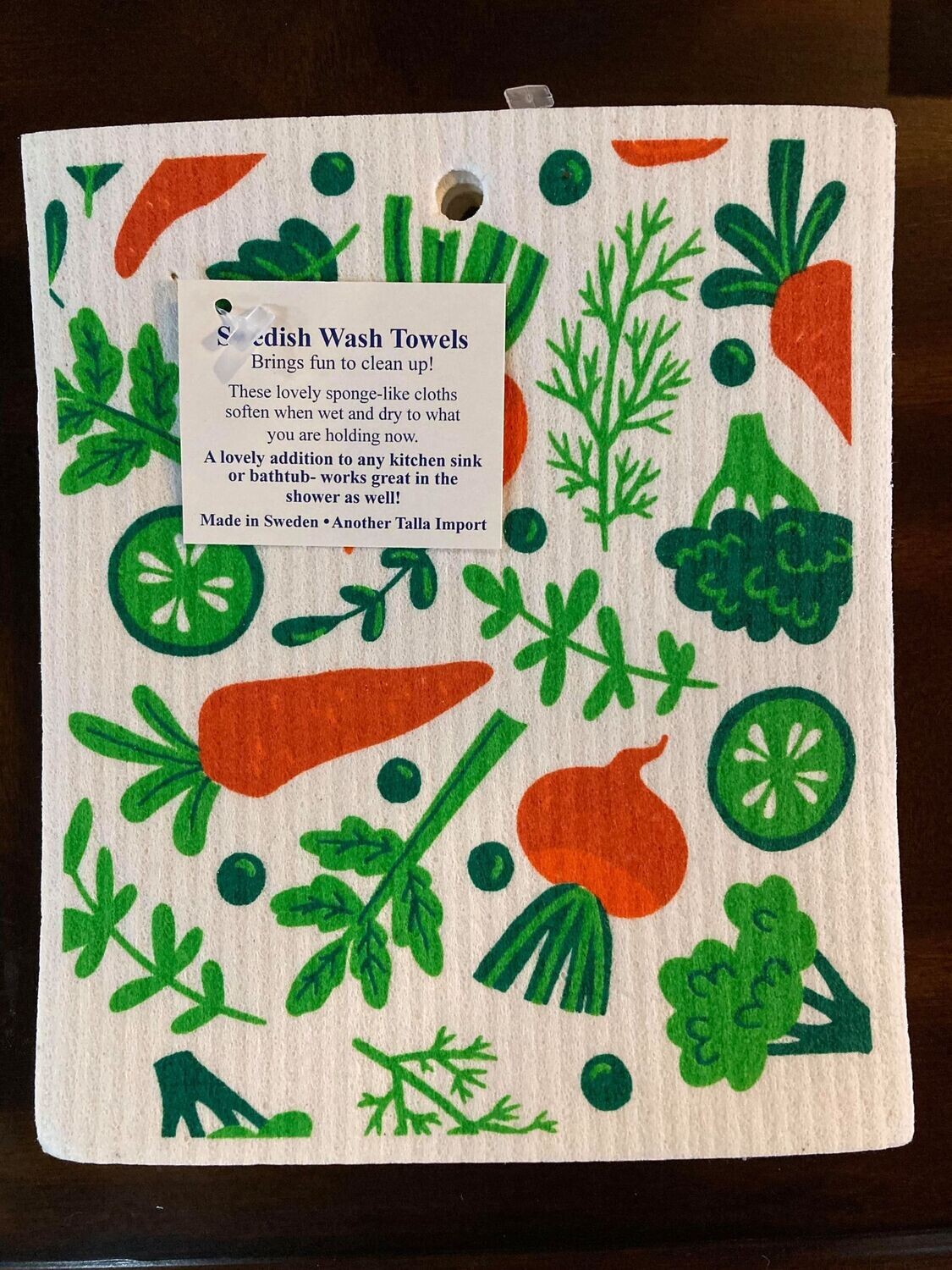 Swedish Wash Towel Vegetables