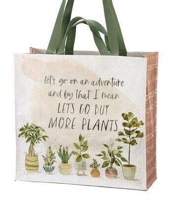 Market Tote - Let&#39;s Go Buy More Plants