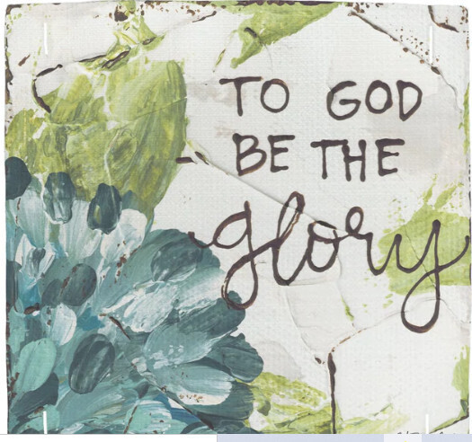 To God Be The Glory Pillow Swap