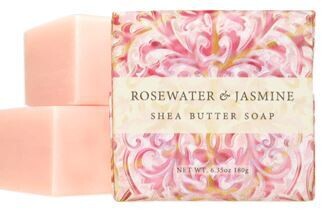 ROSEWATER &amp; JASMINE BAR SOAP 6OZ