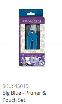 Big Blue- Pruner &amp; Pouch Set