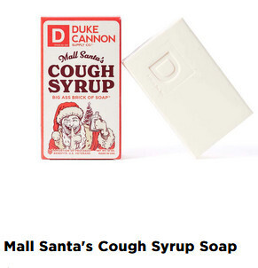 Duke Cannon Big Ass Brick of Soap - Mall Santa&#39;s Cough Syrup