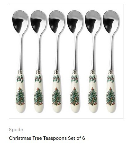 Teaspoons s/6 6&#39; Christmas Tree