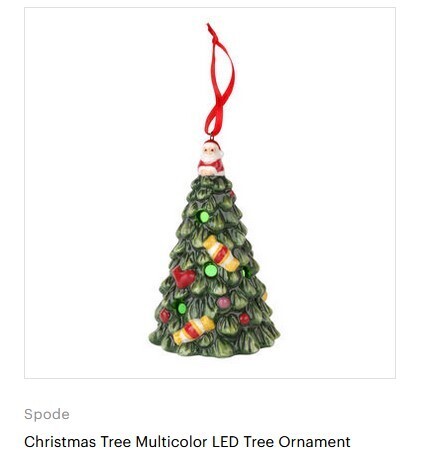 LED Multicolor Tree Orn