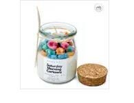 Saturday Morning Cartoons Dessert Candle