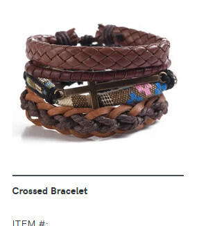 Crossed Bracelet