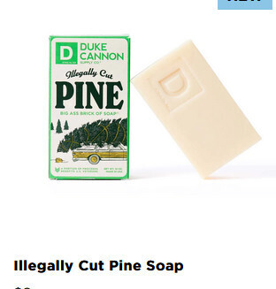 Duke Cannon Big Ass Brick of Soap - Illegally Cut Pine