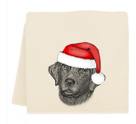 Black Lab Tea Towel