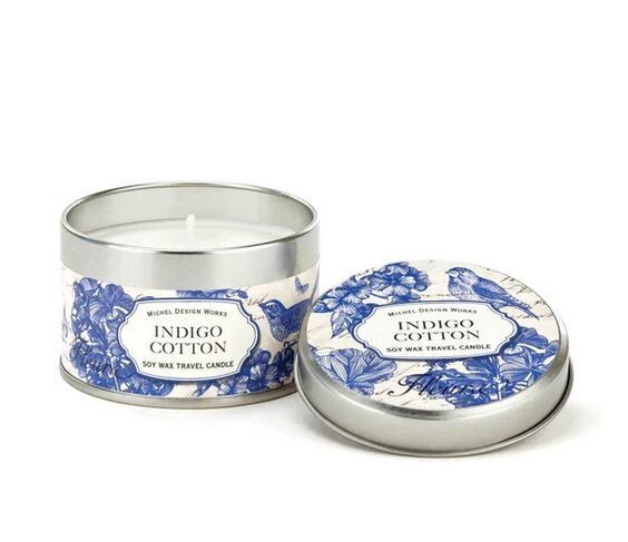 Candle 6.5oz Soy Indigo Cotton