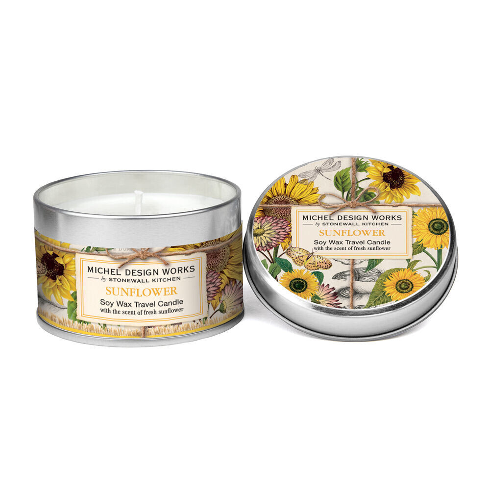 Travel Candle Sunflower 4oz