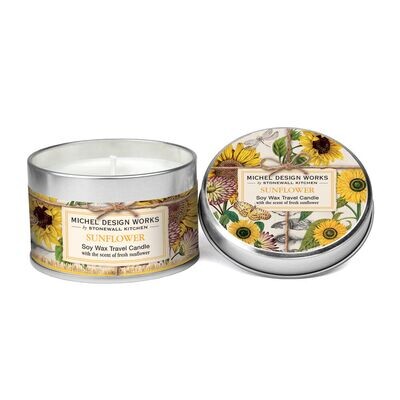 Travel Candle Sunflower 4oz