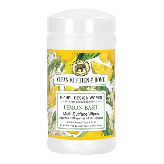 Multi-Surface Wipes Lemon Basil